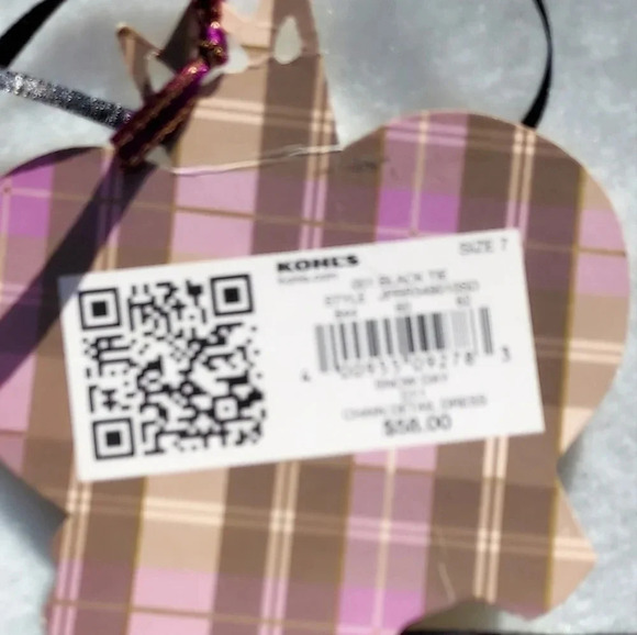 NWT Vera Wang Junior Princess Dress Size 7 Black - Picture 11 of 11